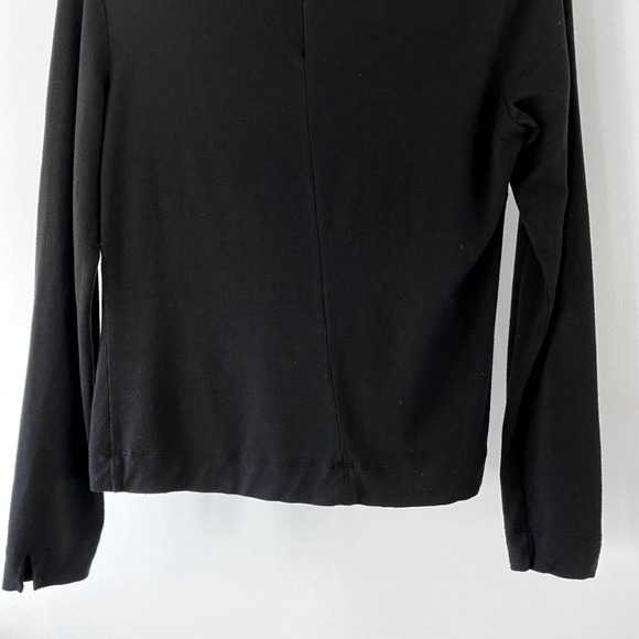 Ann Taylor Black Long sleeve Turtleneck Top Size Medium - Picture 8 of 9